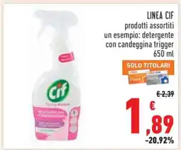 Conad LINEA CIF offerta