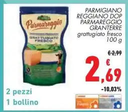 Conad Parmigiano Reggiano DOP Parmareggio Granterre offerta