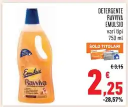Conad DETERGENTE RAVVIVA EMULSIO offerta