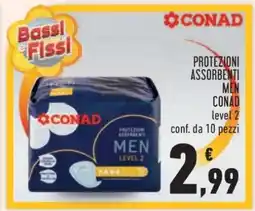 Conad PROTEZIONI ASSORBENTI MEN CONAD offerta
