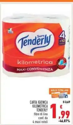 Conad Carta Igienica Kilometrica Tenderly offerta