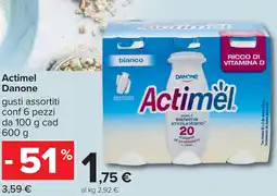 Carrefour ActiEL Actimel offerta