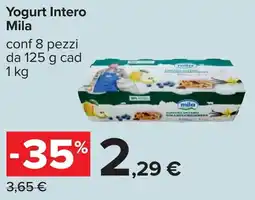 Carrefour Yogurt Intero Mila offerta