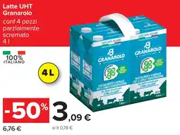 Carrefour Latte UHT Granarolo offerta