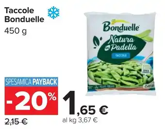 Carrefour Taccole Bonduelle offerta