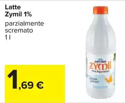 Carrefour Latte Zymil 1% offerta