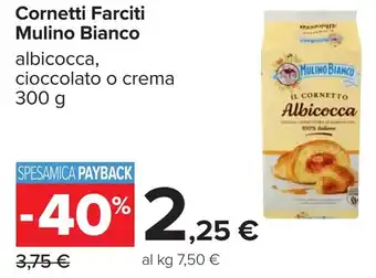 Carrefour Cornetti Farciti Mulino Bianco offerta