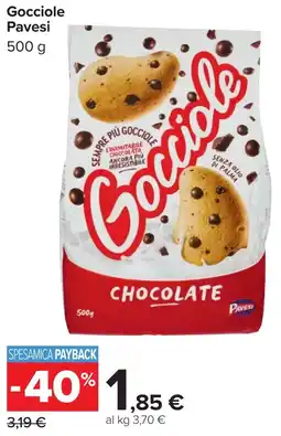 Carrefour Gocciole Pavesi offerta