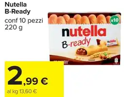 Carrefour Nutella B-Ready offerta