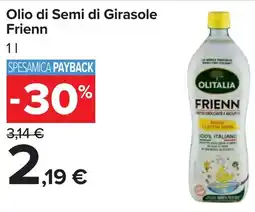 Carrefour Olio di Semi di Girasole Frienn offerta
