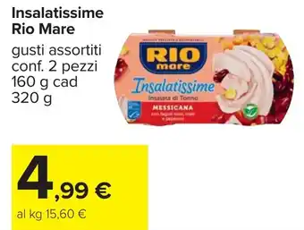 Carrefour Insalatissime Rio Mare offerta