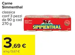 Carrefour Carne Simmenthal offerta