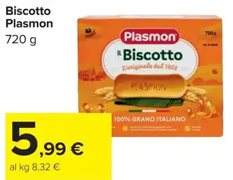 Carrefour Biscotto Plasmon offerta