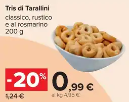 Carrefour Tris di Tarallini offerta