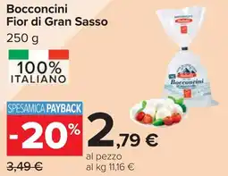 Carrefour Bocconcini Fior di Gran Sasso offerta