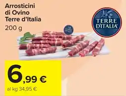 Carrefour Arrosticini di Ovino Terre d'Italia offerta