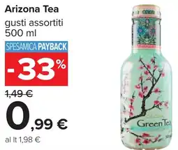Carrefour Arizona Tea offerta