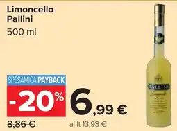 Carrefour Limoncello Pallini offerta