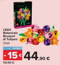 Carrefour LEGO Botanicals Bouquet di Tulipani offerta