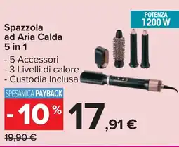 Carrefour Spazzola ad Aria Calda 5 in 1 offerta