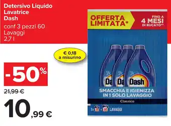 Detersivo Liquido Lavatrice Dash