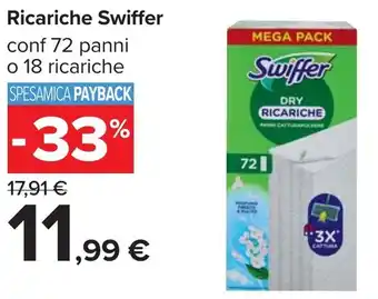 Carrefour Ricariche Swiffer offerta