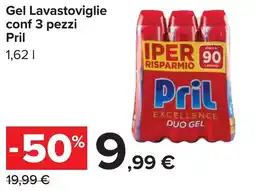 Carrefour Gel Lavastoviglie Pril offerta