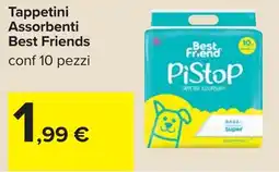 Carrefour Tappetini Assorbenti Best Friends offerta