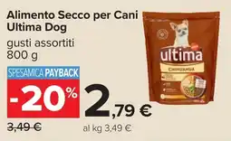Carrefour Alimento Secco per Cani Ultima Dog offerta