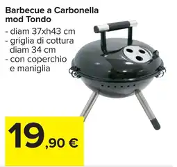 Carrefour Barbecue a Carbonella mod Tondo offerta