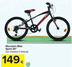 Carrefour Mountain Bike Sport 20" offerta