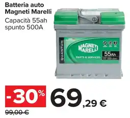 Carrefour Batteria auto Magneti Marelli offerta