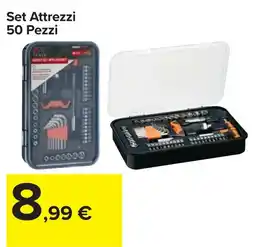 Carrefour Set Attrezzi 50 Pezzi offerta