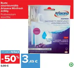 Carrefour Buste assorbiumidità Ariasana Minifresh offerta