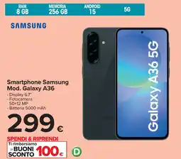 Carrefour Smartphone Samsung Mod. Galaxy A36 offerta