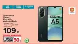 Carrefour Smartphone Xiaomi Mod. A5 + Auricolari Buds offerta