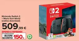 Carrefour Nintendo Switch 2 + Mario Kart World offerta