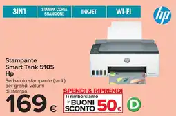 Carrefour Stampante Smart Tank 5105 Hp offerta