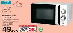 Carrefour Microonde +Grill LT.20 DCG offerta
