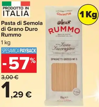 Pasta di Semola di Grano Duro Rummo