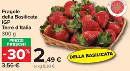 Carrefour Market Fragole della Basilicata IGP Terre d'Italia offerta