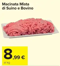 Carrefour Market Macinata Mista di Suino e Bovino offerta