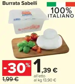Carrefour Market Burrata Sabelli offerta