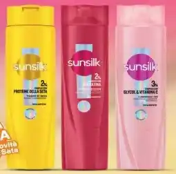 Carrefour Shampoo o Balsamo Tocco di seta o Keratin o Luminous Sunsilk offerta
