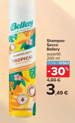 Carrefour Shampoo Secco Bellery offerta