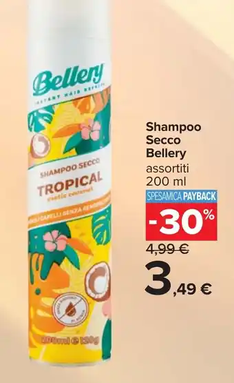 Carrefour Shampoo Secco Bellery offerta