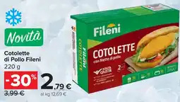 Carrefour Market Cotolette di Pollo Fileni offerta