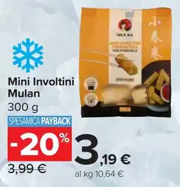 Carrefour Market Mini Involtini Mulan offerta