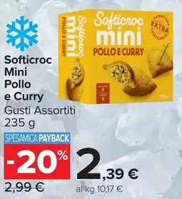 Carrefour Market Softicroc Mini Pollo e Curry offerta