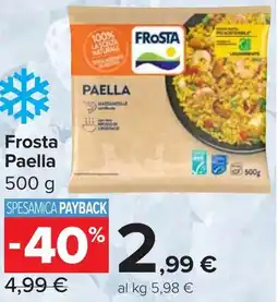 Carrefour Market Frosta Paella offerta